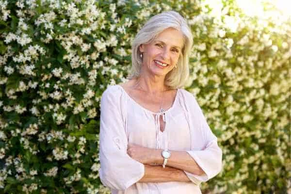 Older woman happy with urinary incontinence treatment Hounslow West